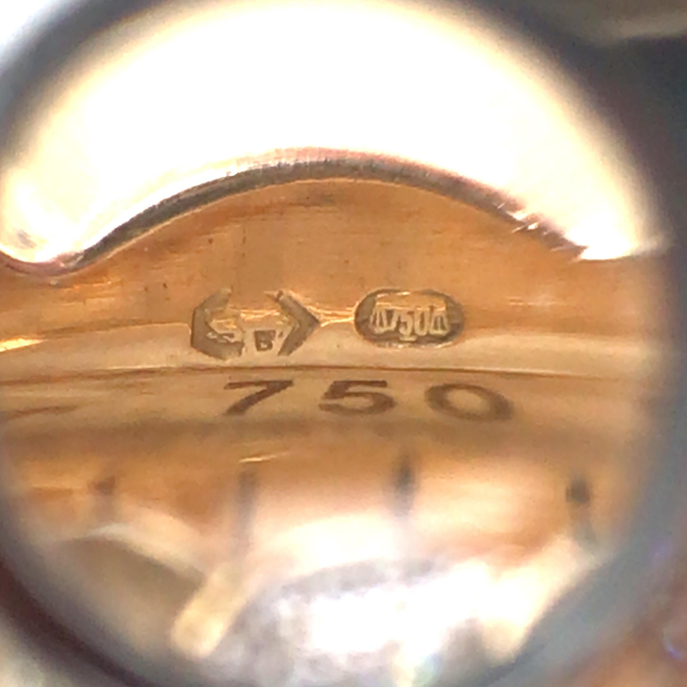 Cartier, Anello con diamanti in oro 18 carati In condizioni buone in vendita a New York, NY