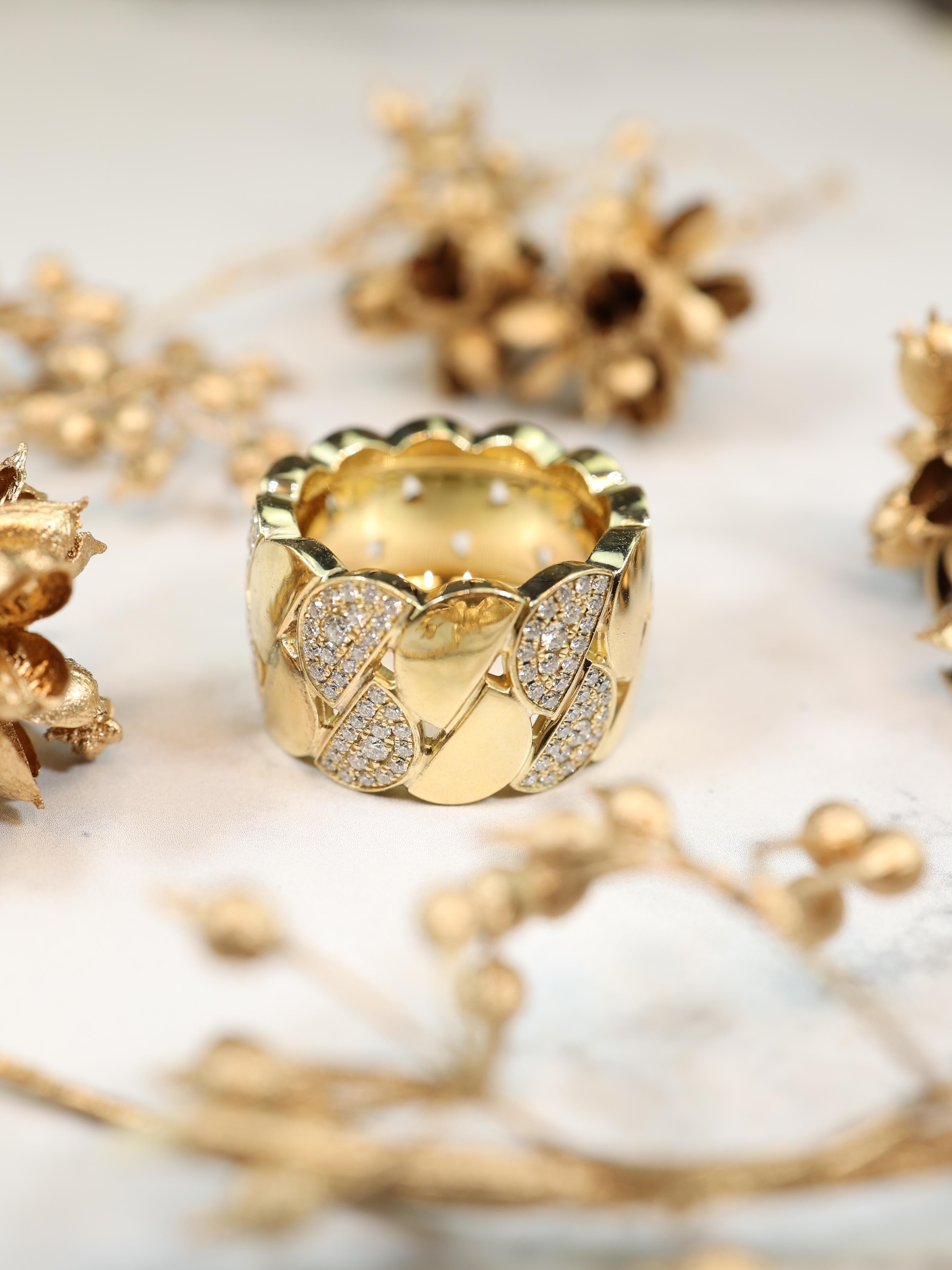 da uomo o donna Cartier, Anello con diamanti in oro 18 carati in vendita