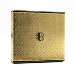 Cartier 18k Gold-Emaille-Box