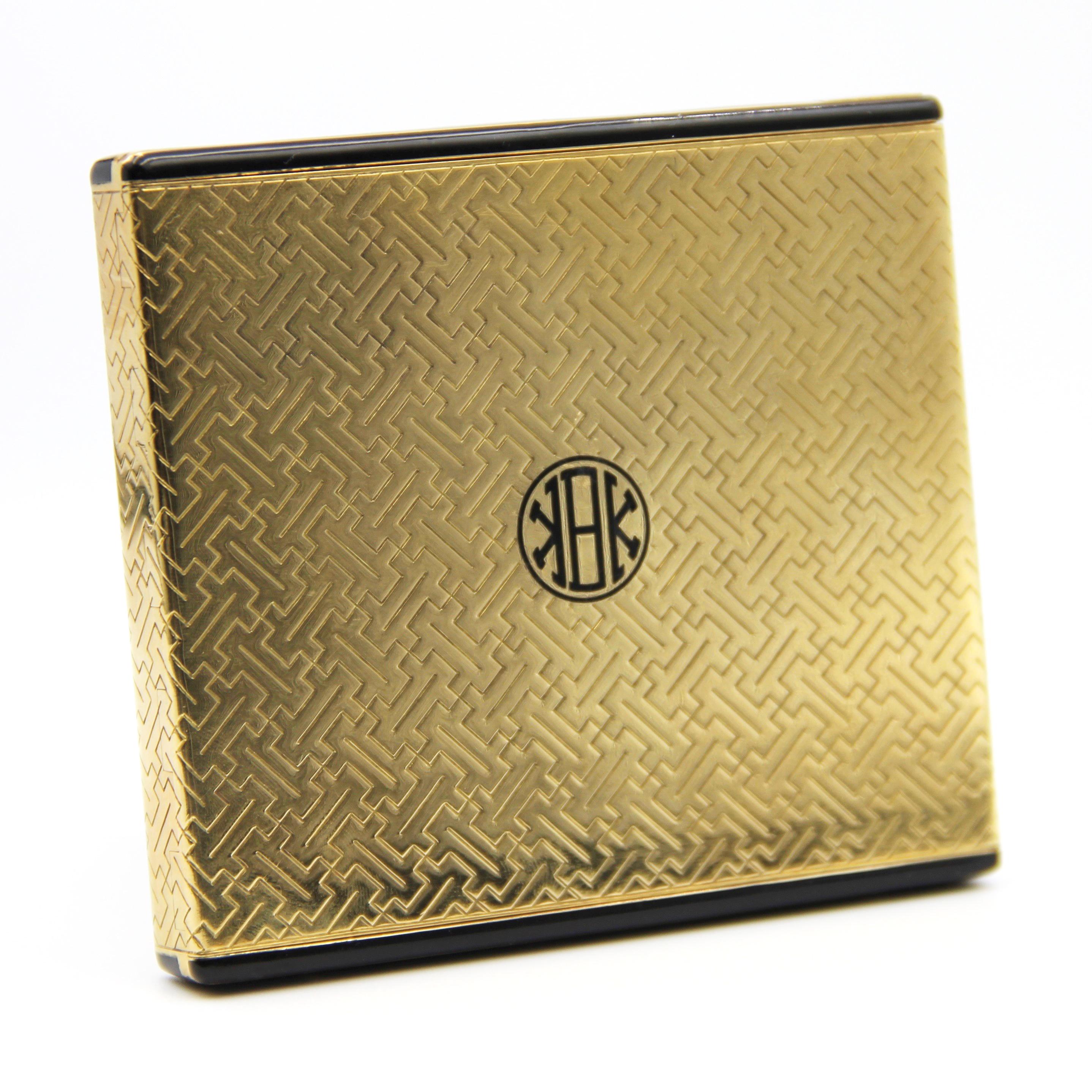 Cartier 18k Gold Enamel Box For Sale 1