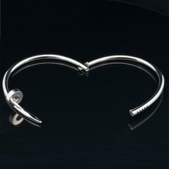 Cartier 18k Gold Juste un Clou Bangle Nail Bracelet size 19 Original Box Papers