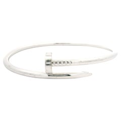 Cartier 18k Gold Juste un Clou Bangle Nail Bracelet size 19 Original Box Papers