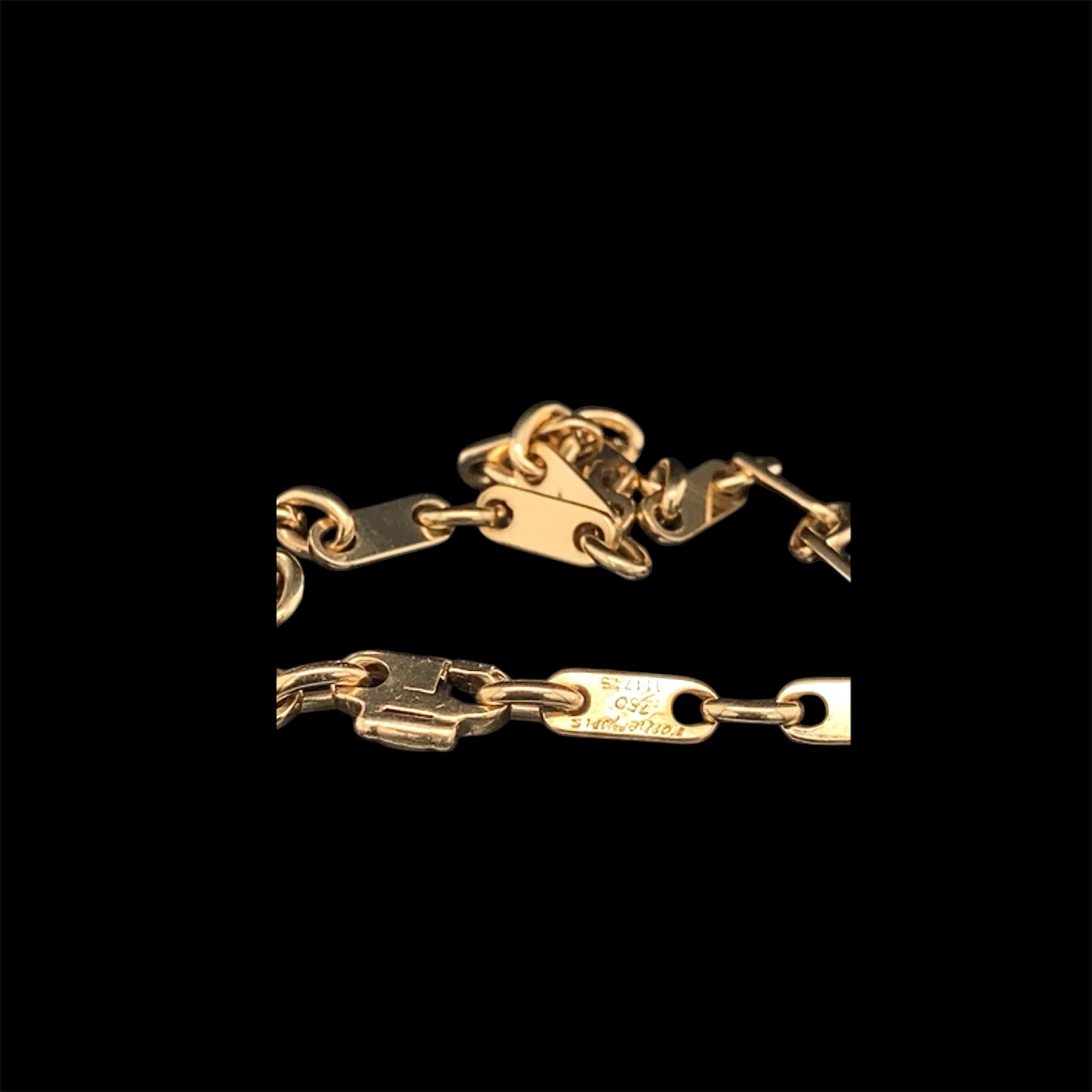 Modern Cartier 18K Gold Link Bracelet, 1960s