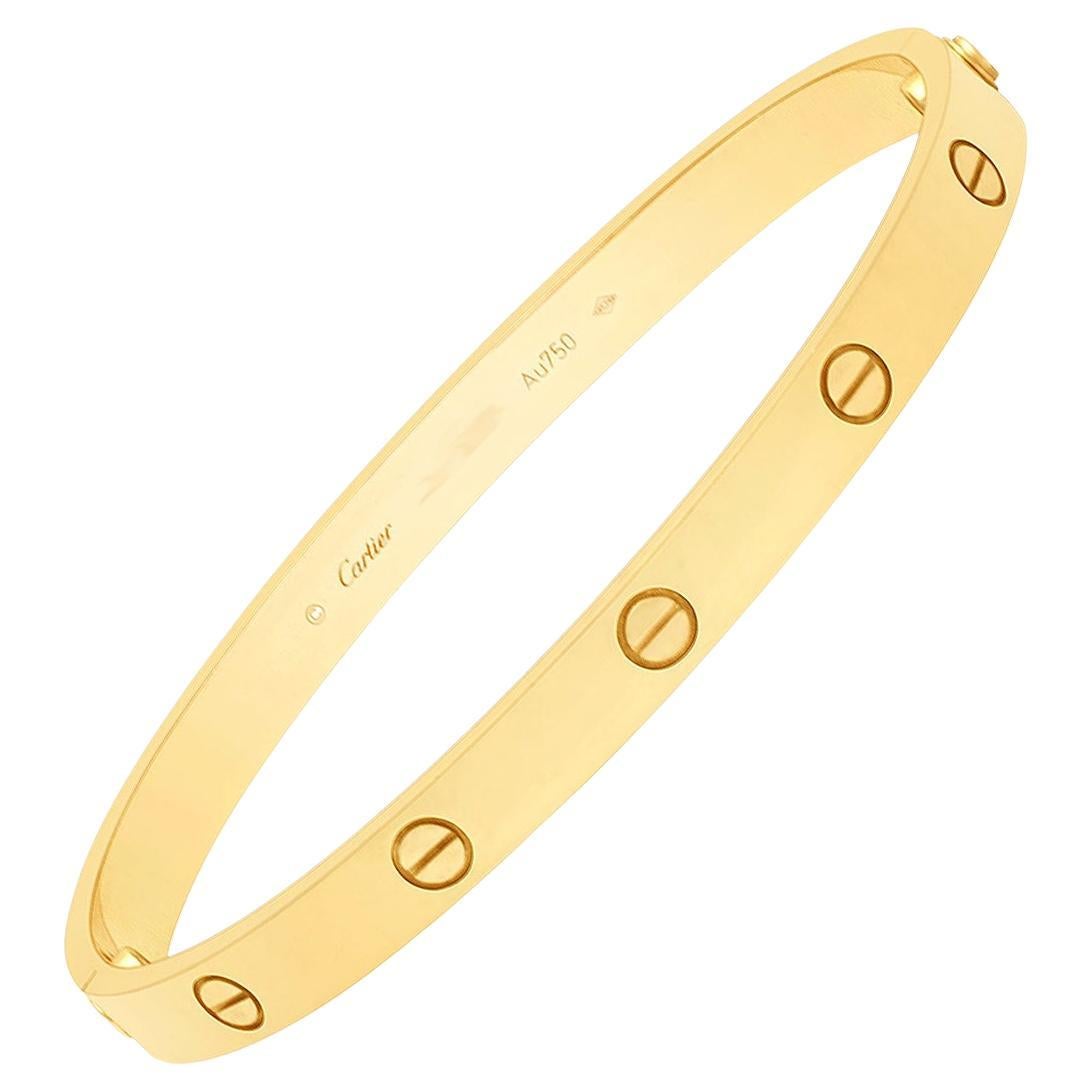 Cartier Panthere Gold Bangle Bracelet at 1stDibs