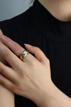 Cartier 18K Gold Trinity Ring