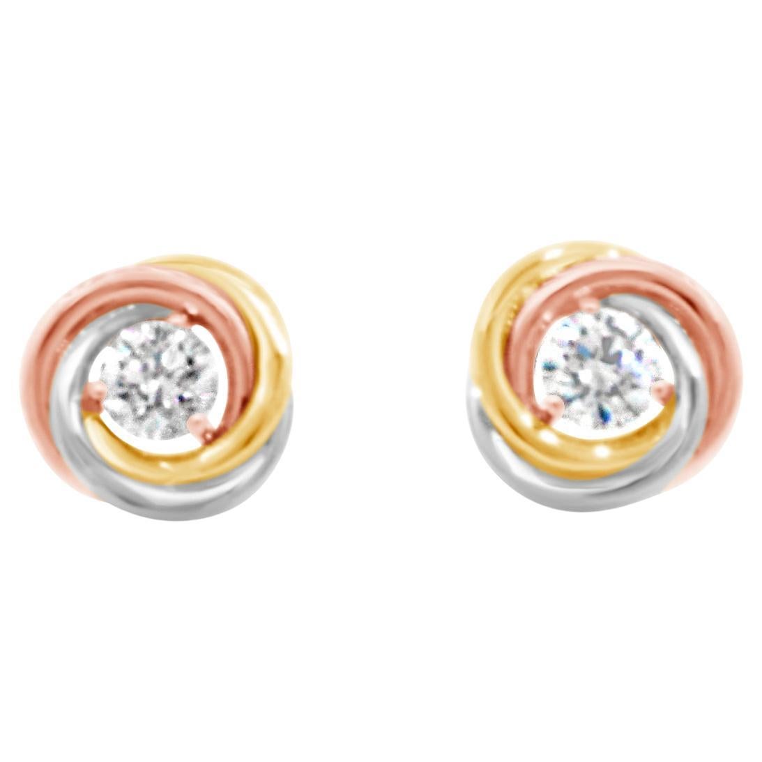 Pendientes Trinity de oro de 18 quilates Cartier