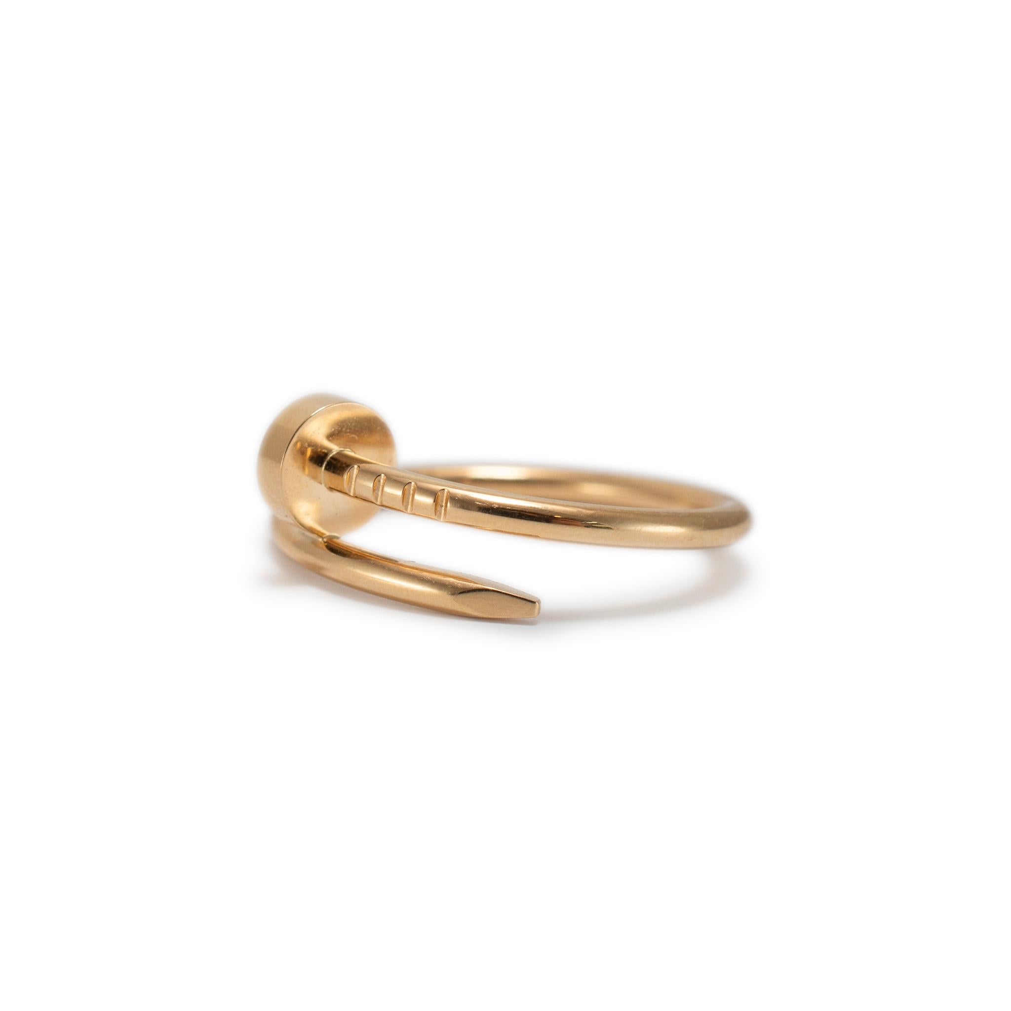 Women's Cartier 18K Juste Un Clou Ring Small Model