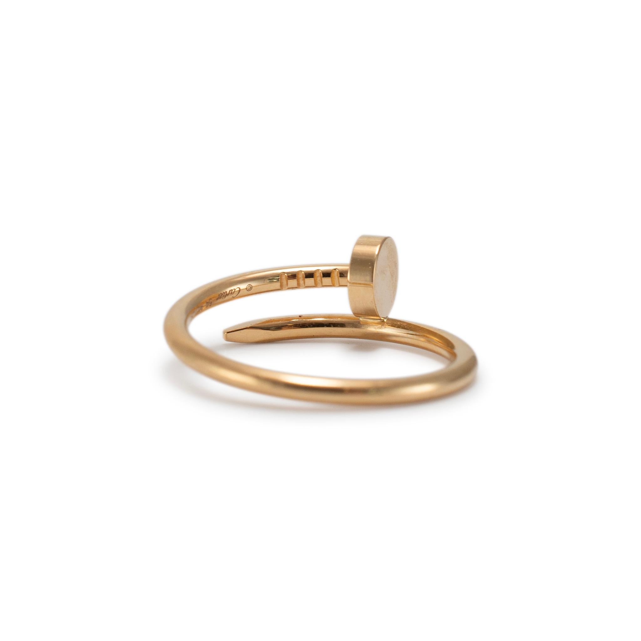 Cartier 18K Juste Un Clou Ring Small Model 1