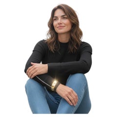 Cartier 18K Large Wide Vintage Bangle Bracelet