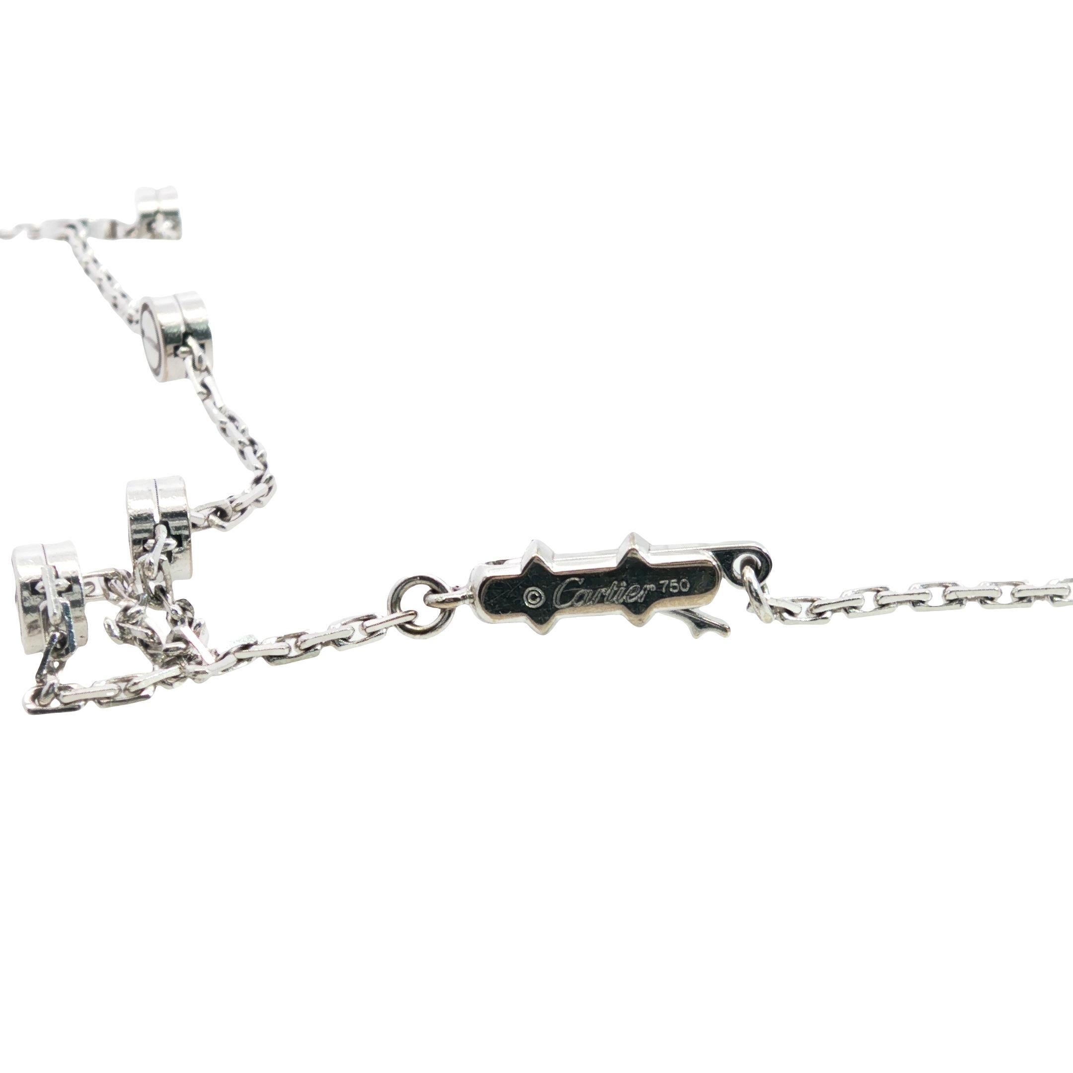 Cartier Collana Love in oro bianco 18 carati Motivo a vite 15