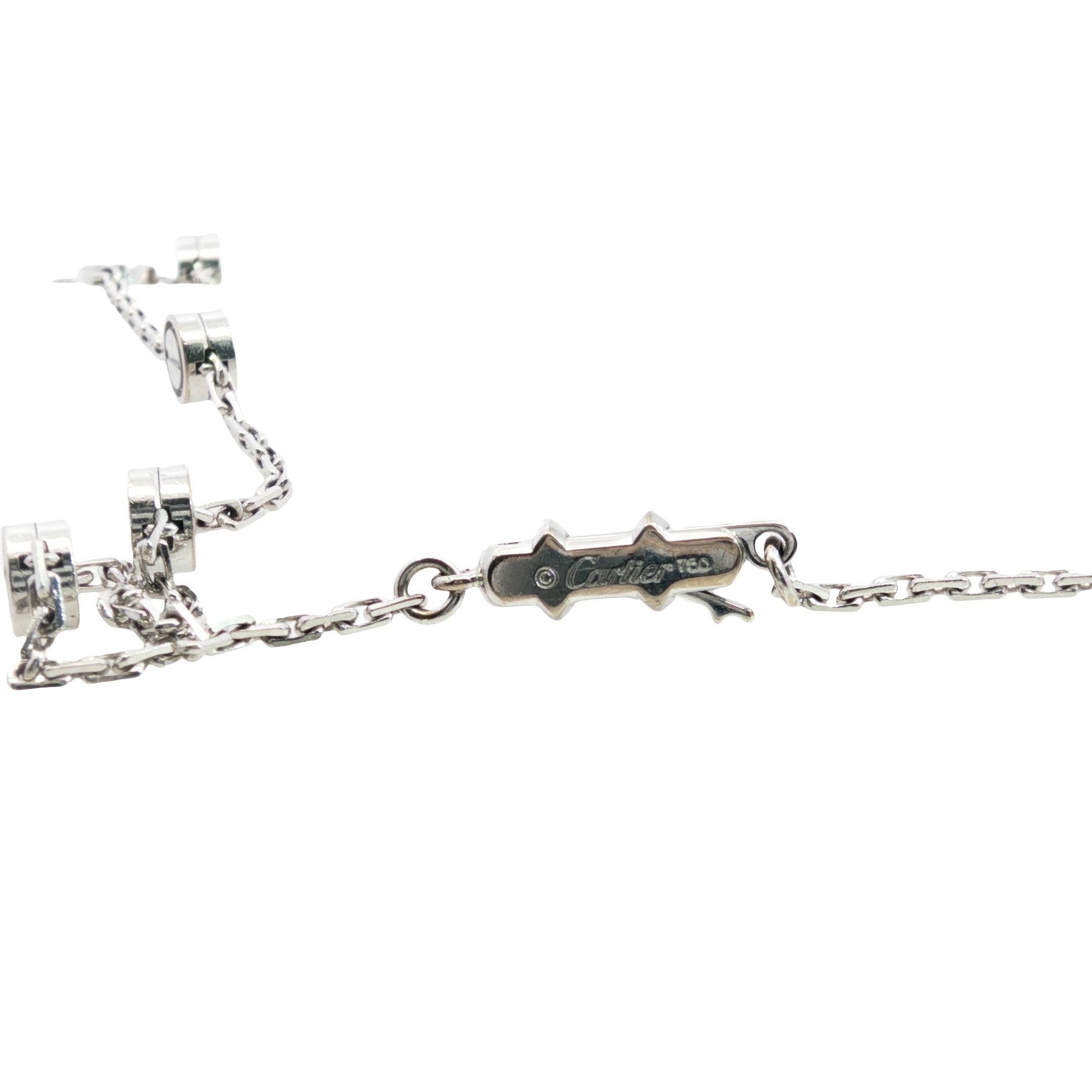 Cartier Collana Love in oro bianco 18 carati Motivo a vite 15