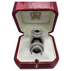 Cartier 18k Onyx Diamond Ring