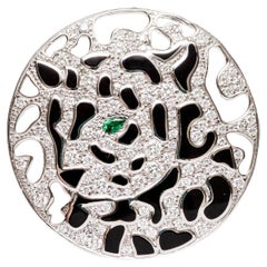 Cartier 18k Panther Diamond Ring