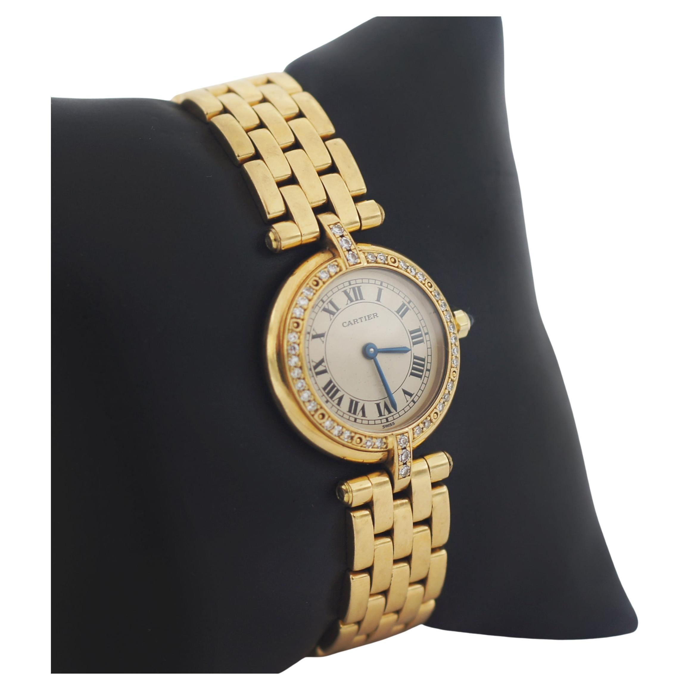 Cartier 18k Panthère Vendôme Quartz Watch