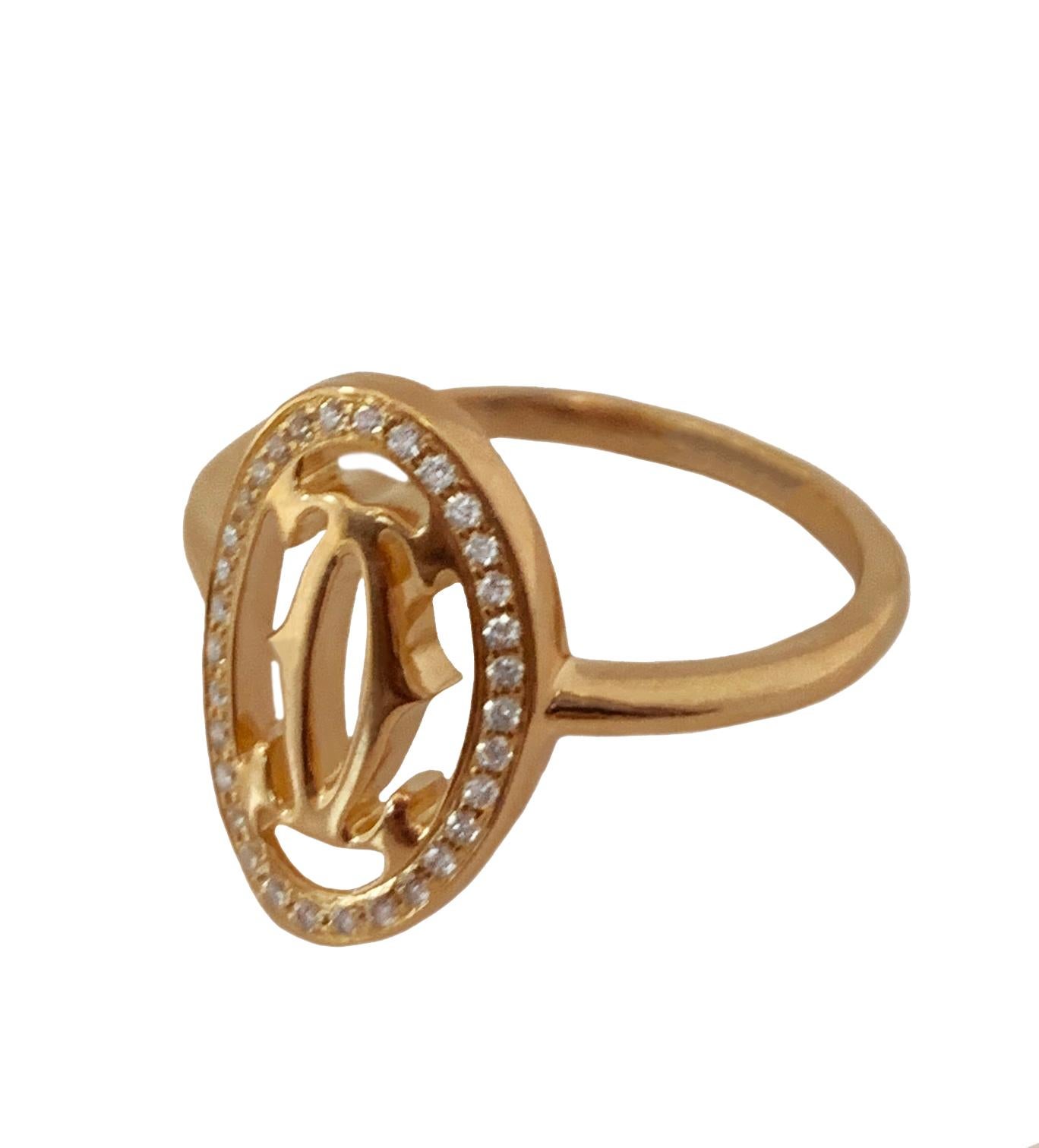 -Mint condition
-18k Rose Gold & Diamonds
-Diamonds: .10 ct
-Ring size: 52/7
-Comes with Box, no papers