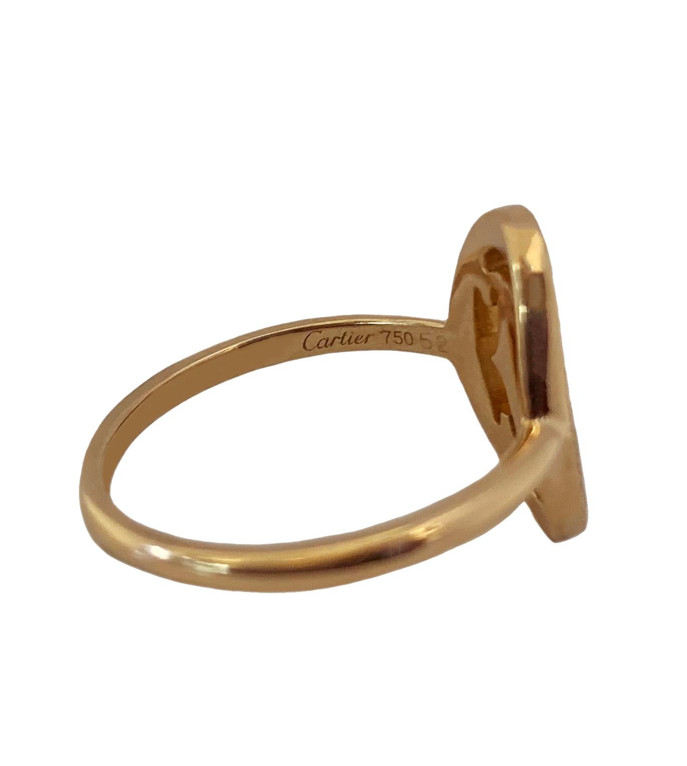 double c cartier ring