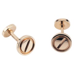 Cartier 18K Pink Gold Love Dumbbell Cufflinks