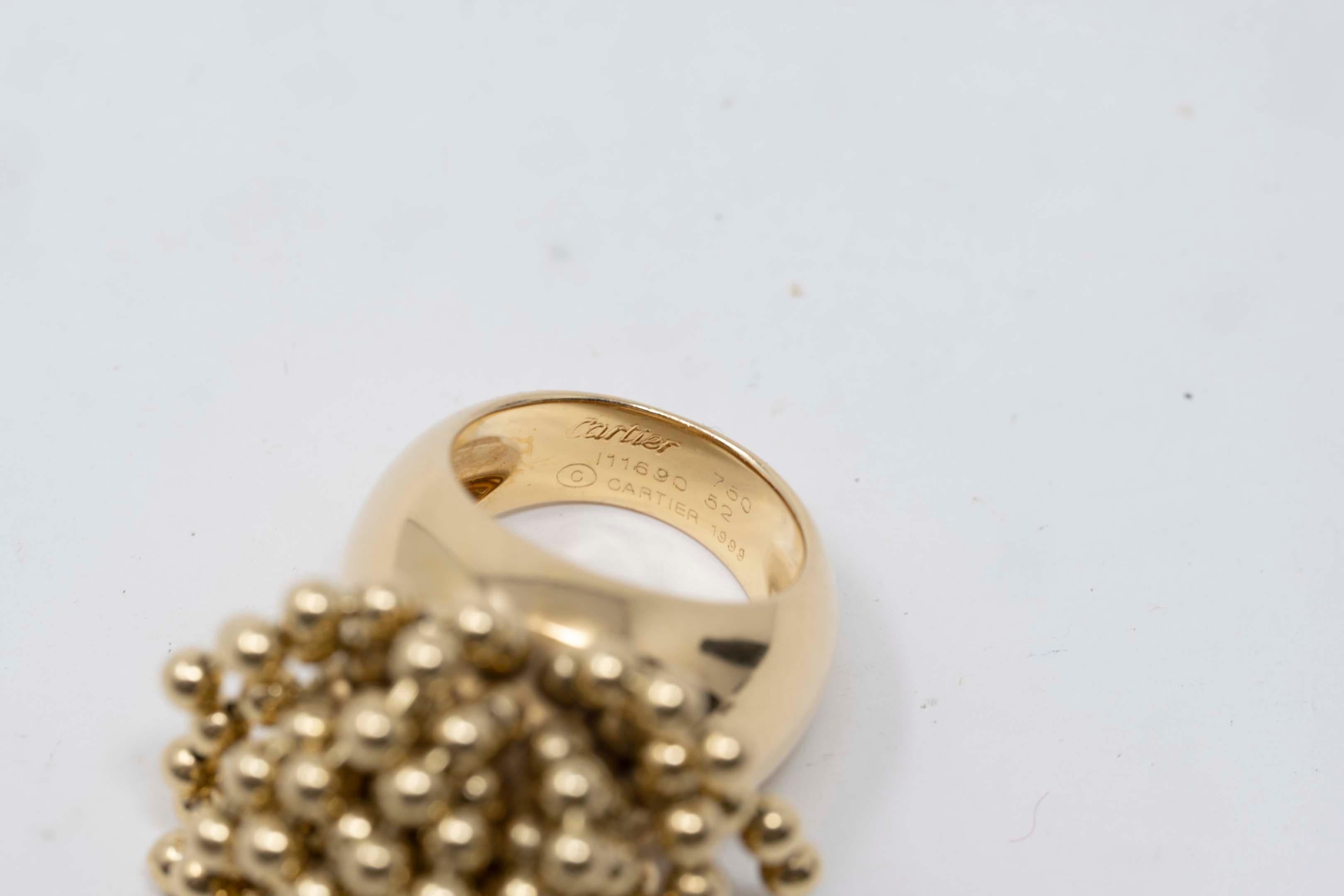 Cartier 18k Ring Collection Paris Nouvelle Vague In Good Condition In Montreal, QC