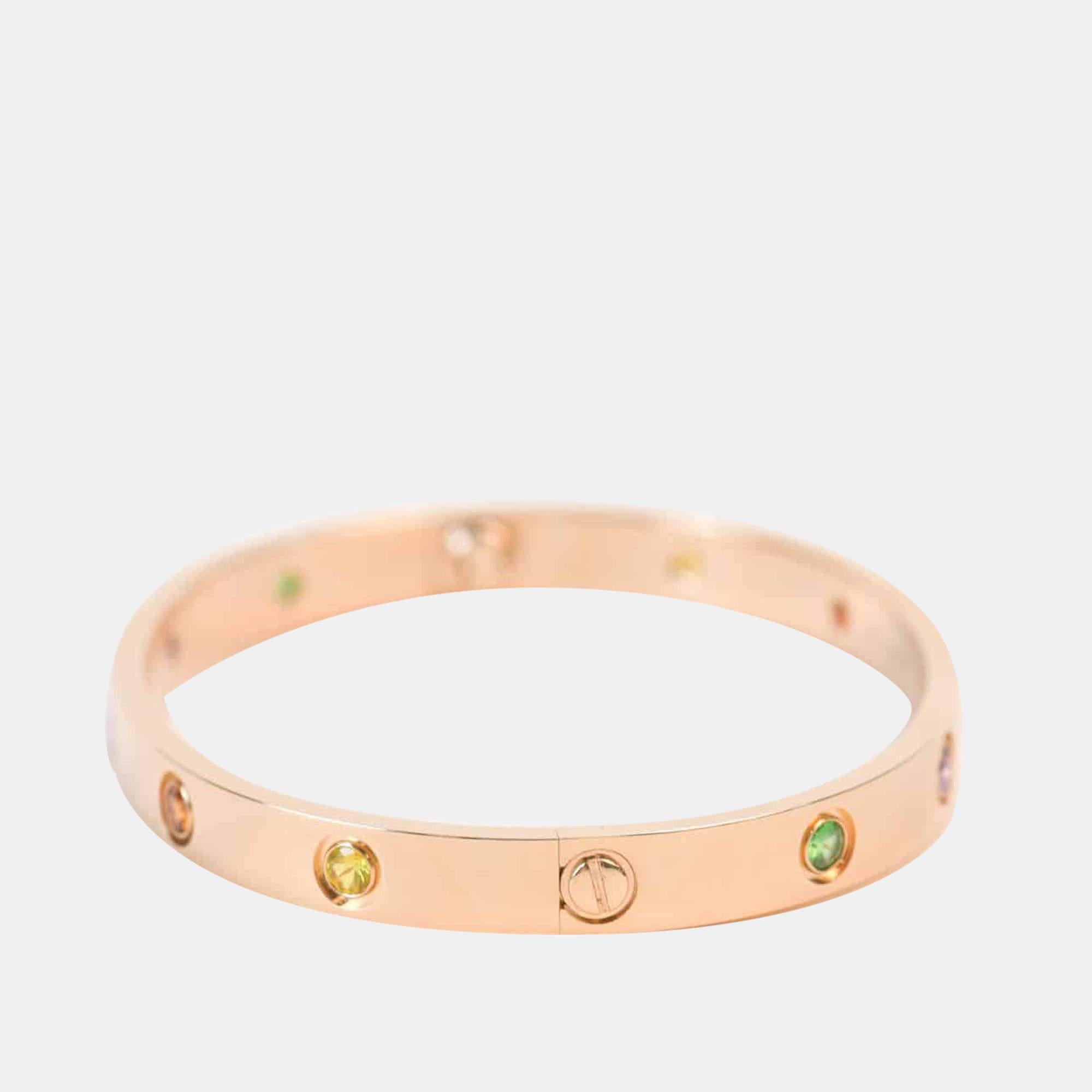 cartier love bracelet multi gem