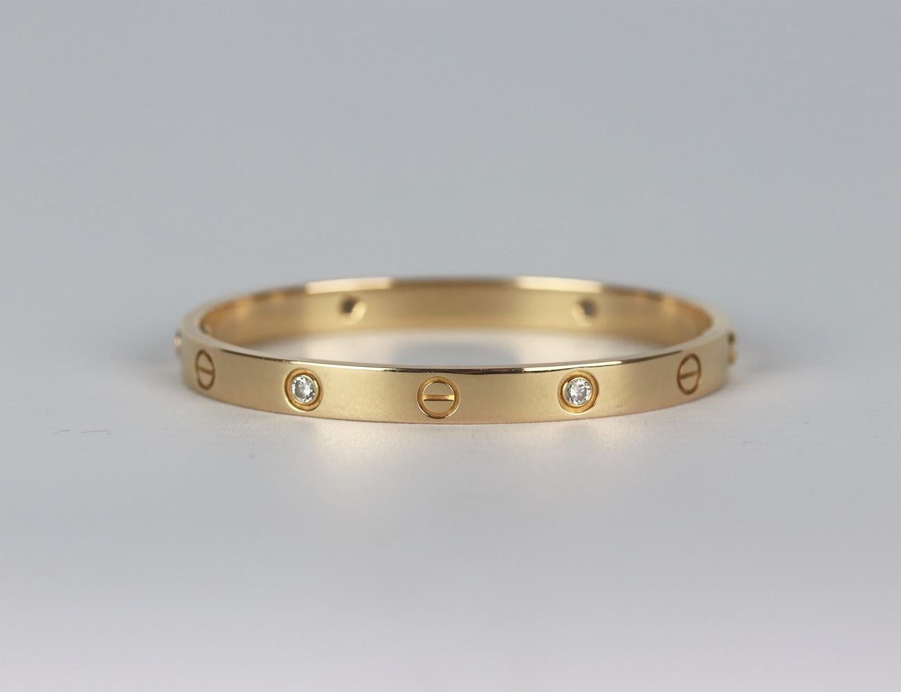 cartier rose gold bracelet