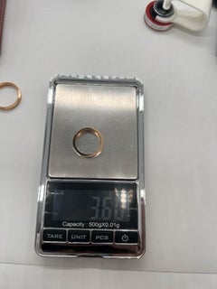 Cartier 18K Rose Gold C de Cartier Diamond Wedding Band Ring