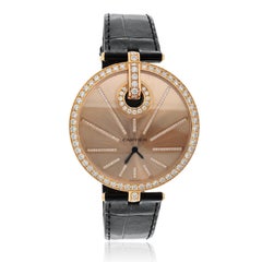 Cartier 18K Rose Gold Captive WG600003 Ladies Diamond Watch