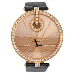 Reloj Cartier Captive WG600003 de oro rosa de 18 quilates con diamantes para señora