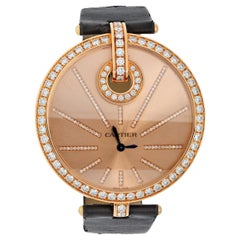 Cartier Montre Captive WG600003 en or rose 18 carats avec diamants pour femmes