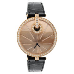 Cartier Montre Captive WG600003 en or rose 18 carats avec diamants pour femmes