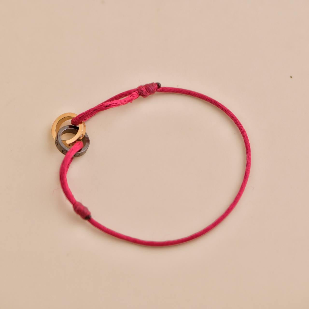cartier love string bracelet