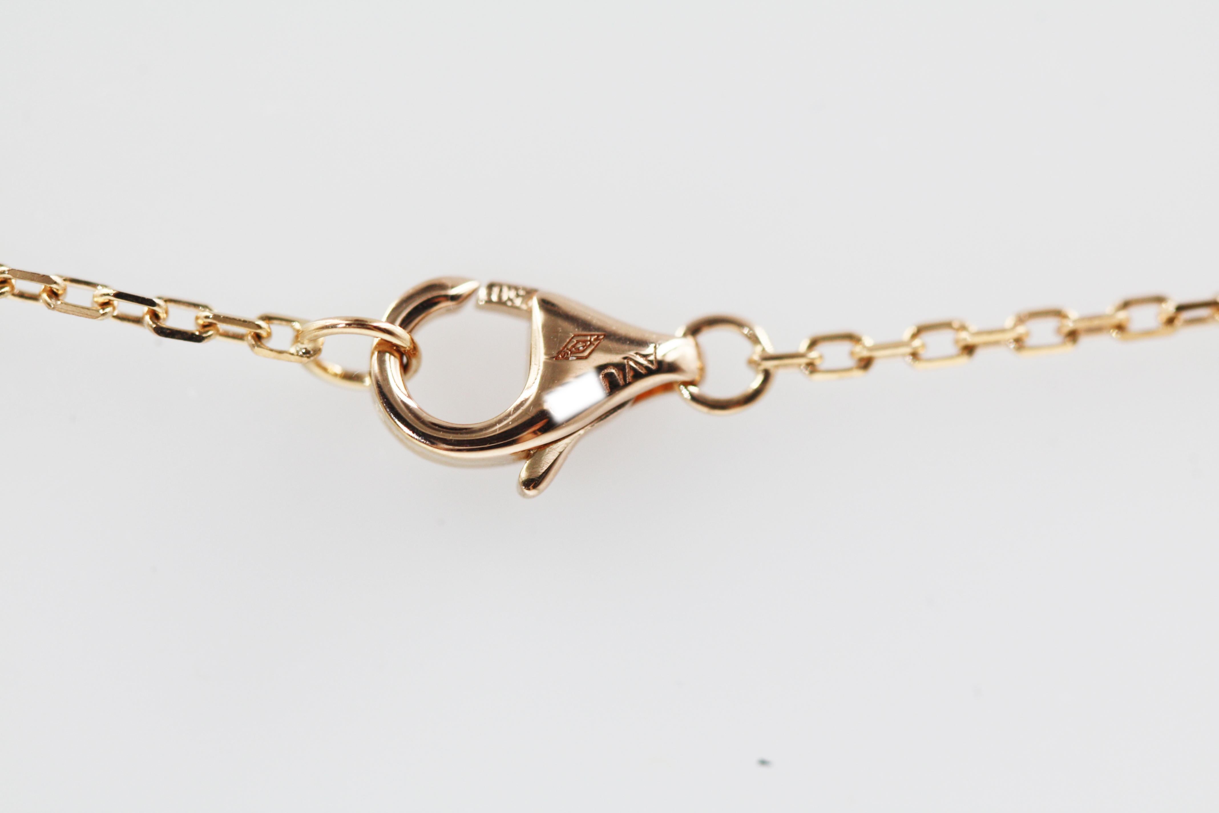 Cartier 18 Karat Rose Gold Juste Un Clou Diamond Set Pendant For Sale 1