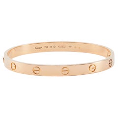 Cartier 18k Rose Gold Love Bracelet