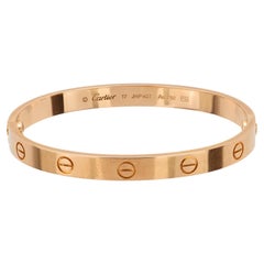 Cartier 18k rose gold Love bracelet