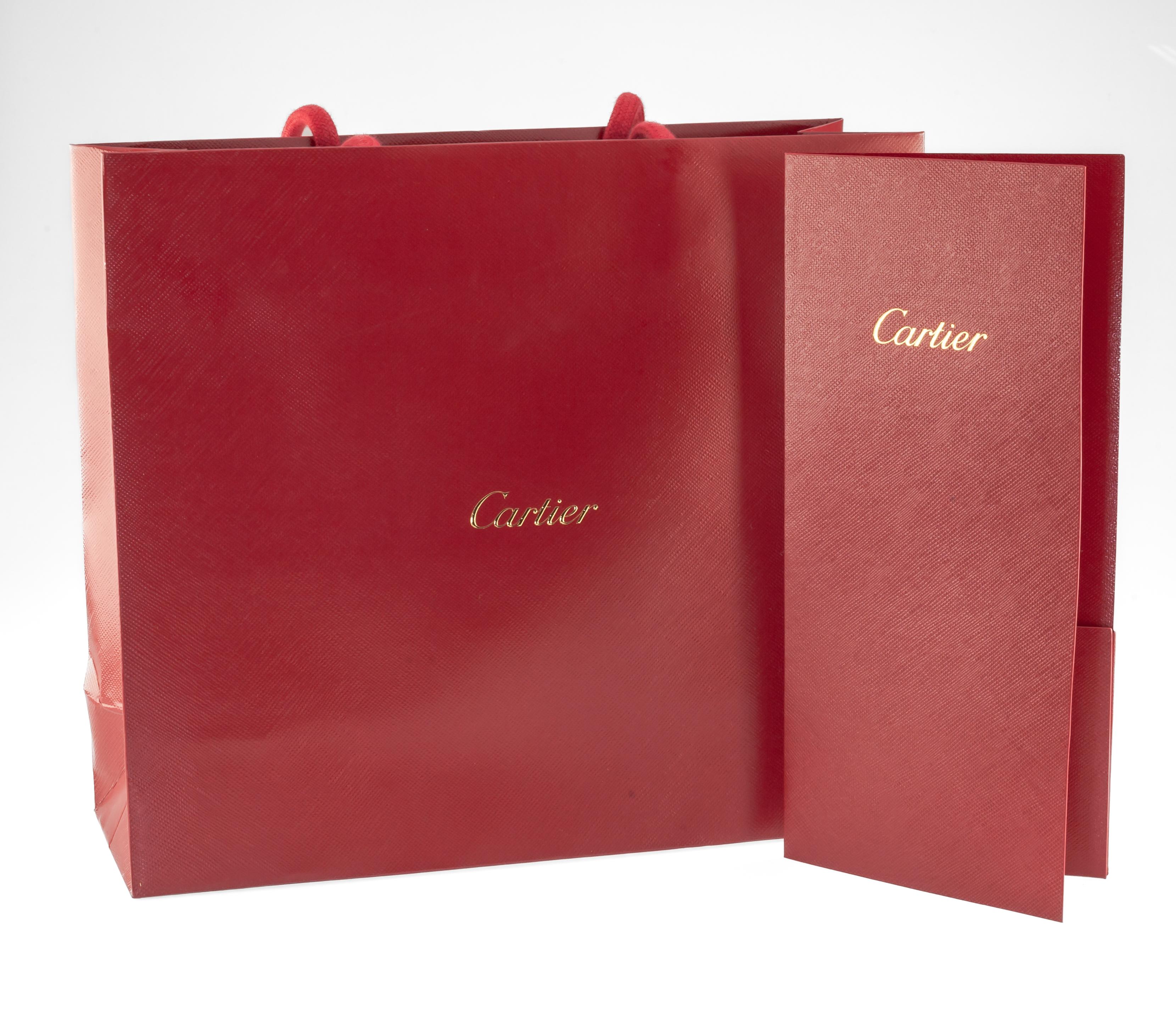 Cartier 18 Karat Roségold Love-Armband mit Schraubenzieher, Beutel und Tasche Größe 18 Damen