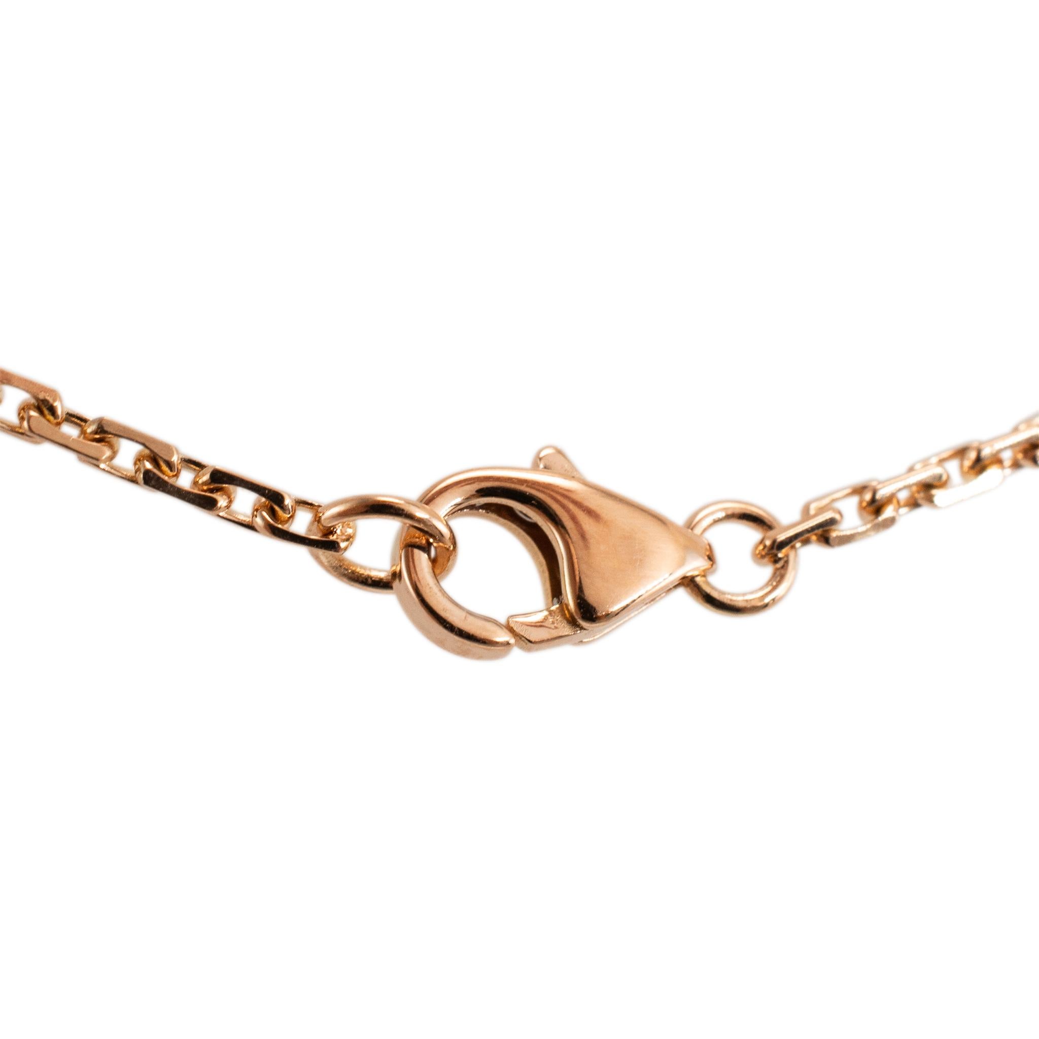 Colgante Amor Cartier Oro Rosa 18K, Collar 3 Diamantes en venta 1