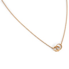 CARTIER 18K rose gold LOVE PENDANT Necklace