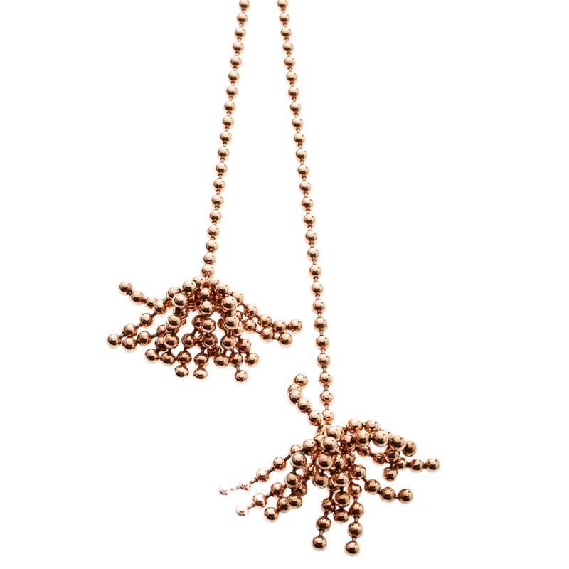 Cartier 18K Rose Gold Paris ''Nouvelle Vague'' Diamond Necklace Excellent état - En vente à Chicago, IL