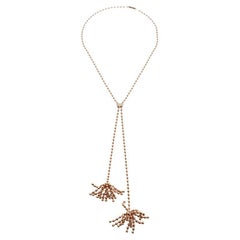 Cartier 18K Rose Gold Paris ''Nouvelle Vague'' Diamond Necklace