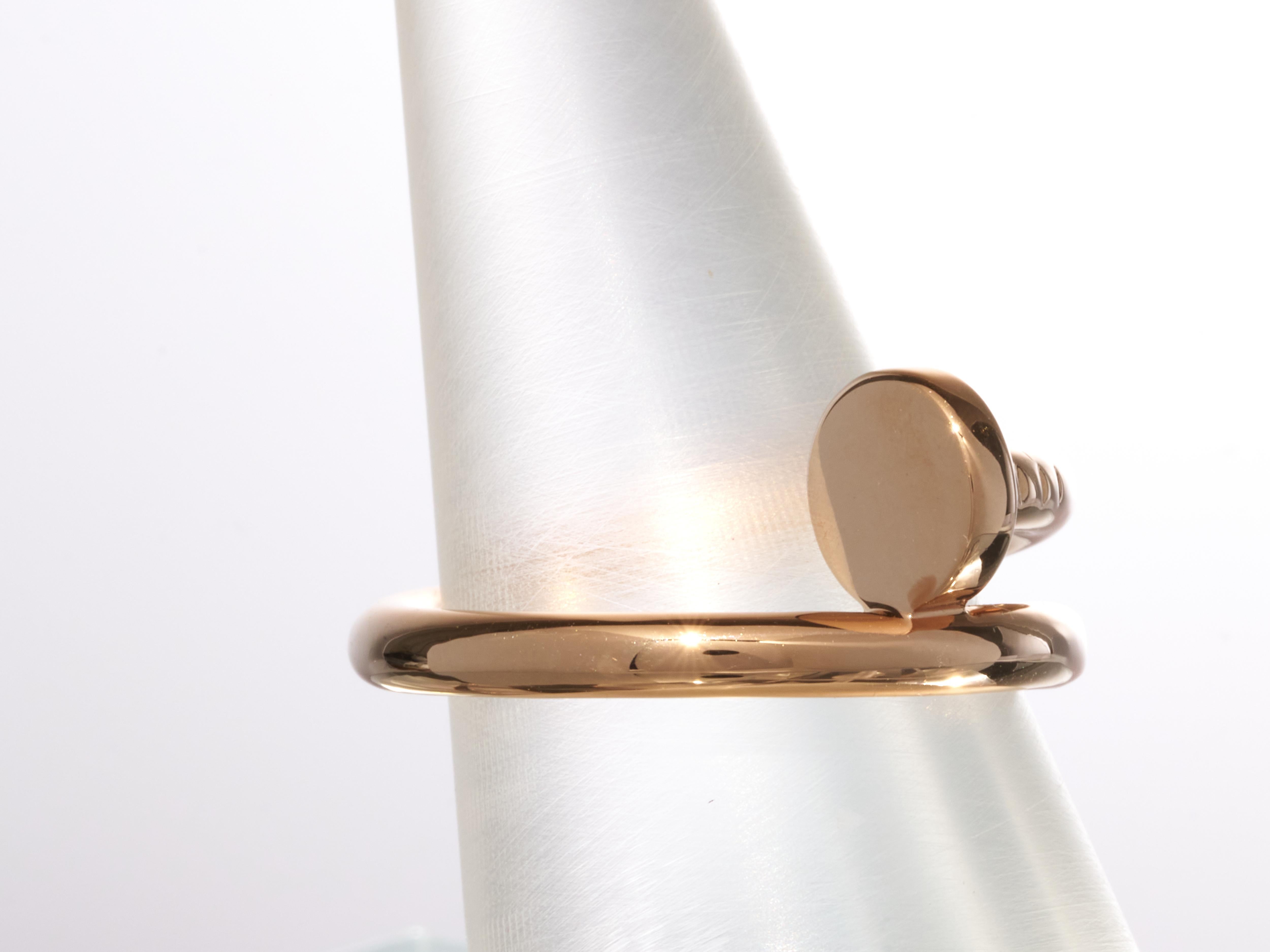 Cartier Anillo Oro Rosa 18K Juste Un Clou Anillo Clavo Full Classicrr Talla 55 Caja en venta 6