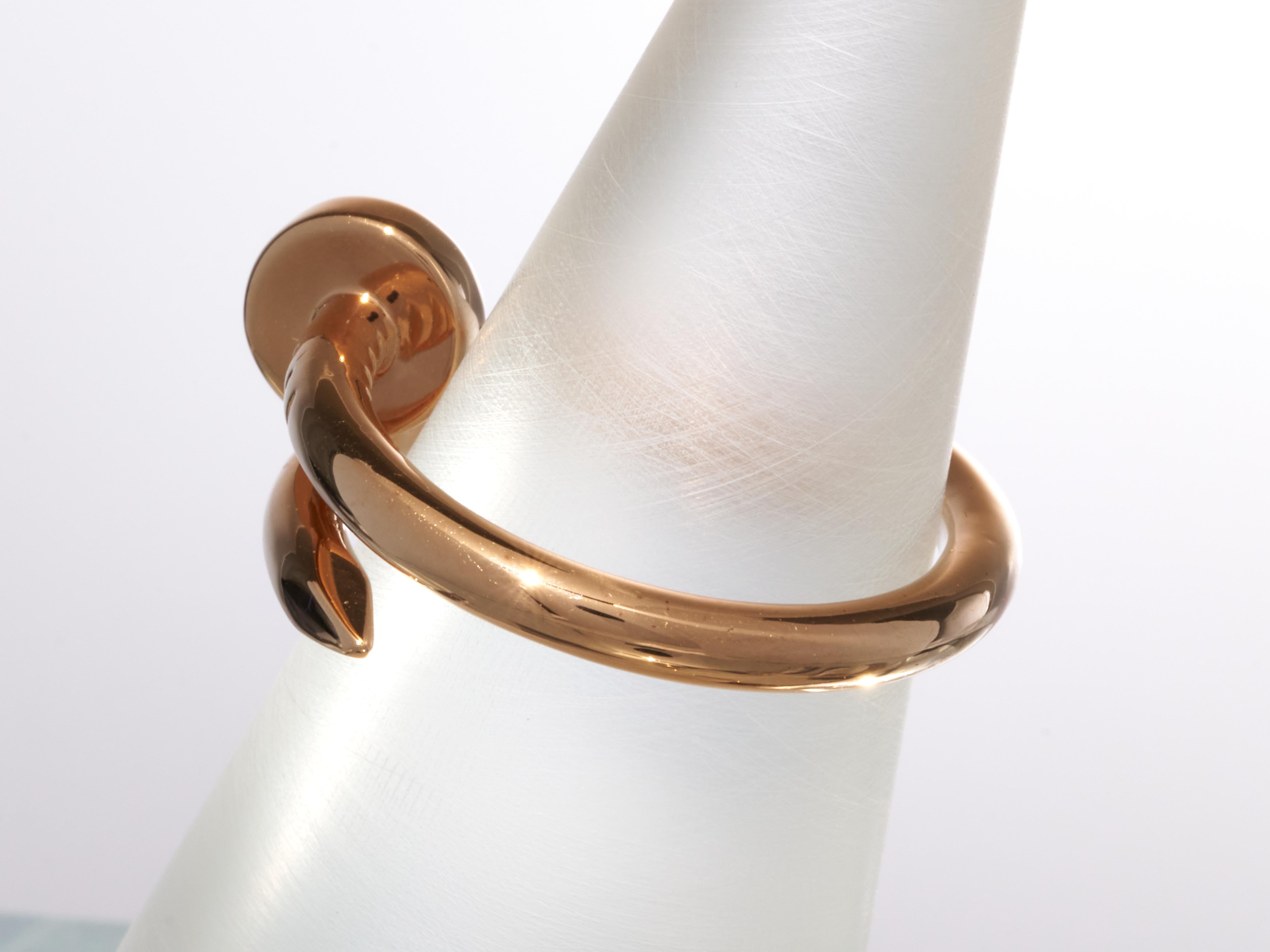 Cartier Anillo Oro Rosa 18K Juste Un Clou Anillo Clavo Full Classicrr Talla 55 Caja en venta 11