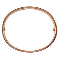 Cartier 18k Rose Gold Size 17 Love Bracelet