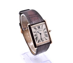 Cartier 18 Karat Rose Gold Tank Louis Extra Flat Watch Ref. W1560017