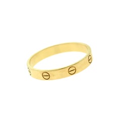 Cartier 18 Karat Rose Gold Thin Love Ring