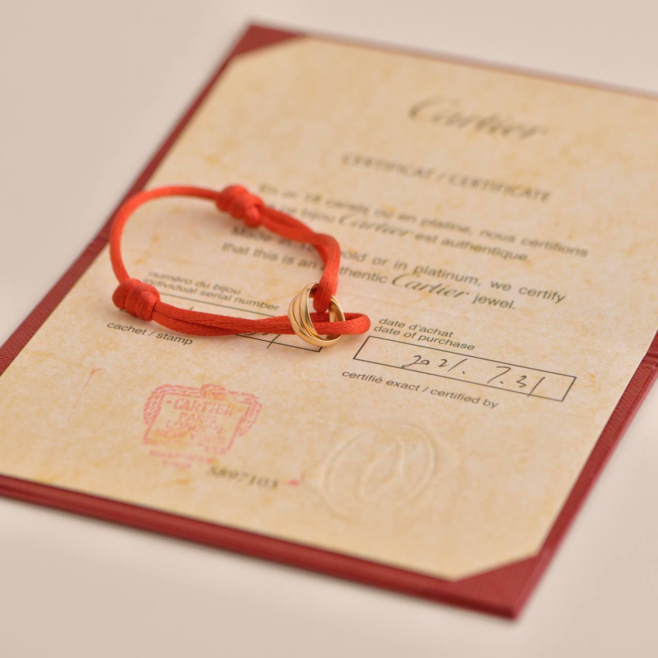 red string bracelet cartier
