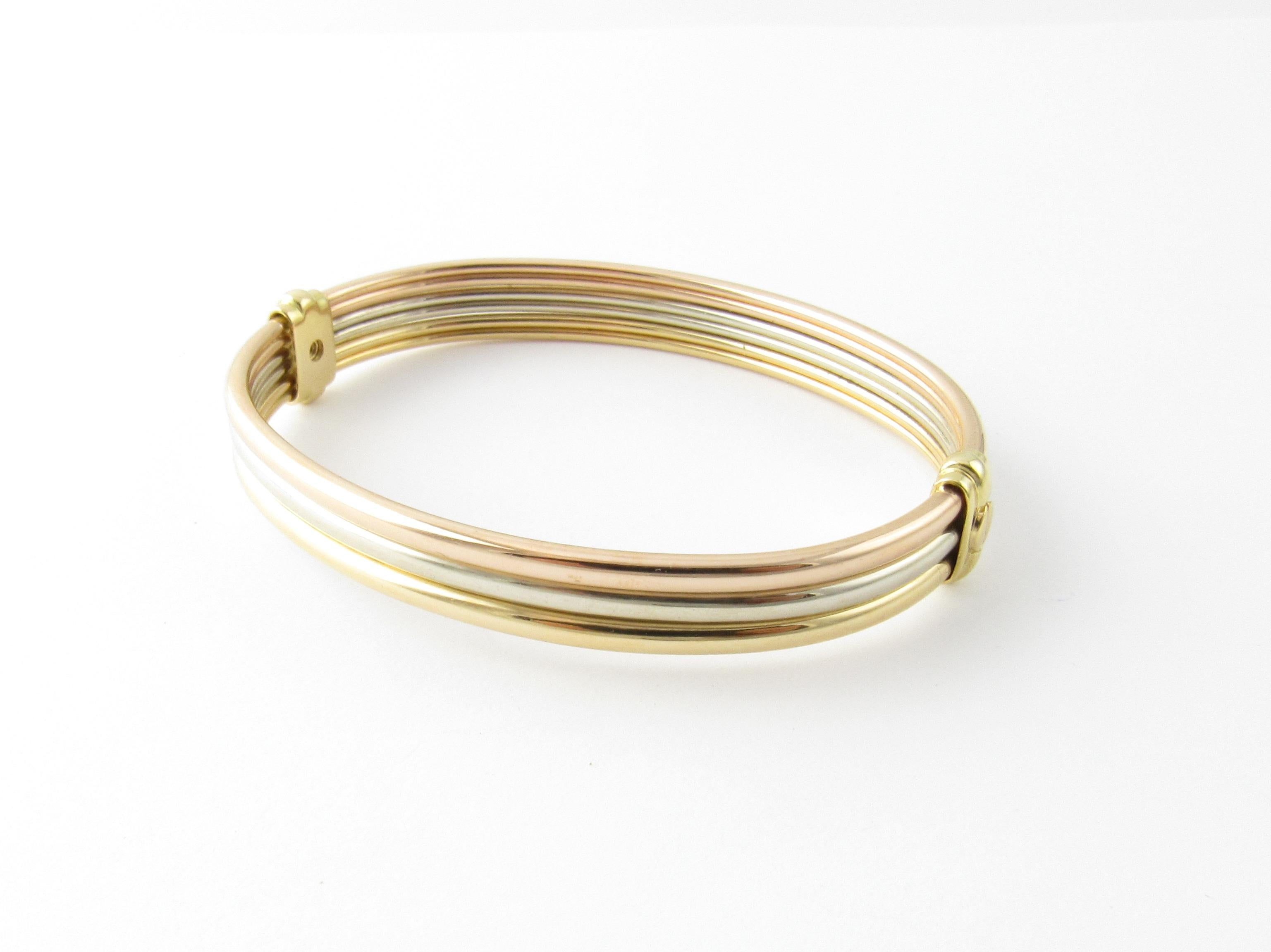 Cartier 18 Karat Tri-Color Gold Employee Anniversary Love Bracelet 1