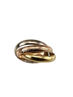 Cartier 18K Tricolor "Les Must de Cartier" Trinity Ring Size 6.5 (53) #24558