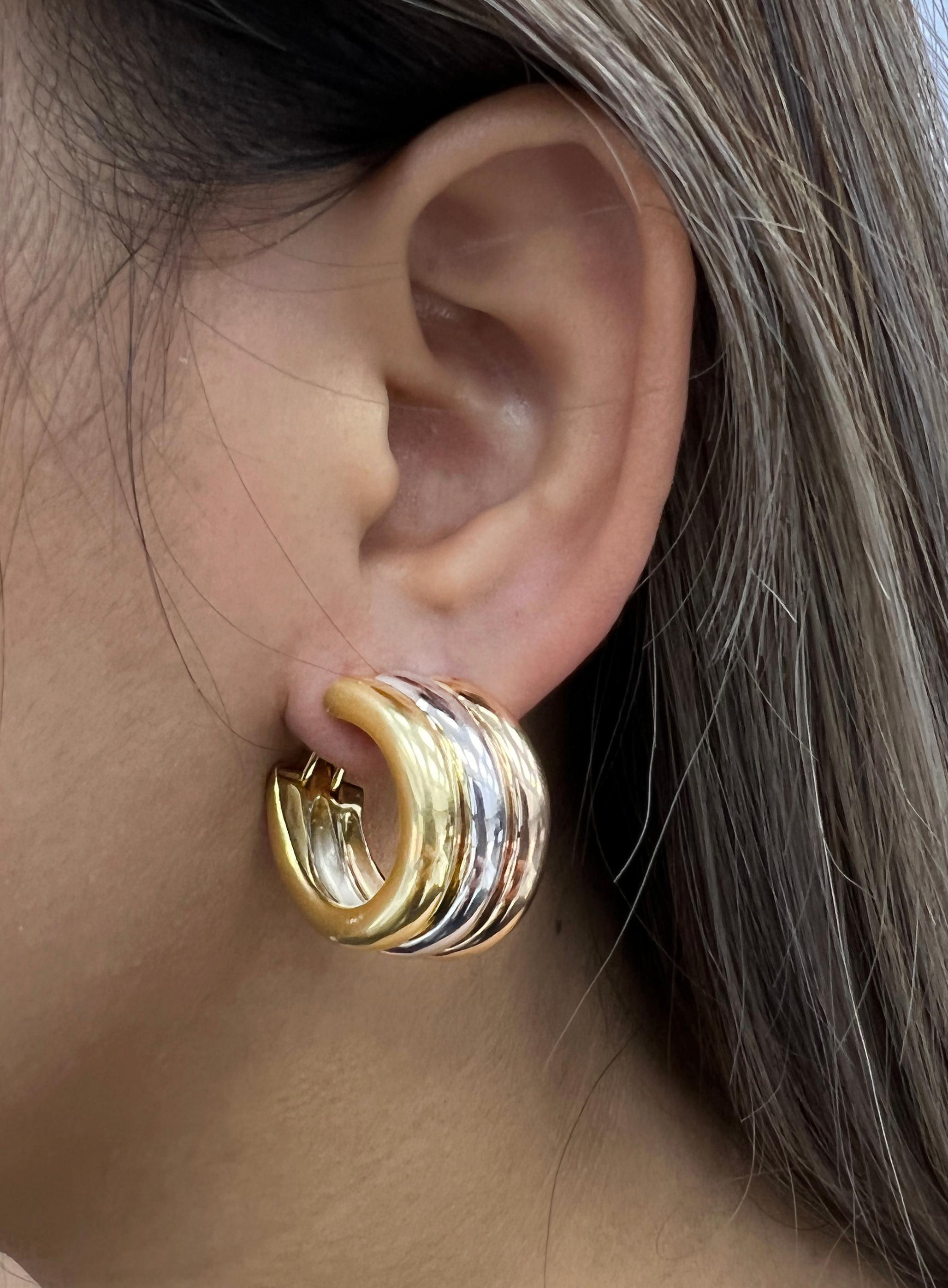 Boucles d'oreilles Trinité 18k de Cartier Pour femmes en vente