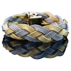 Cartier 18k Two Tone Gold Bracelet Circa 1960s