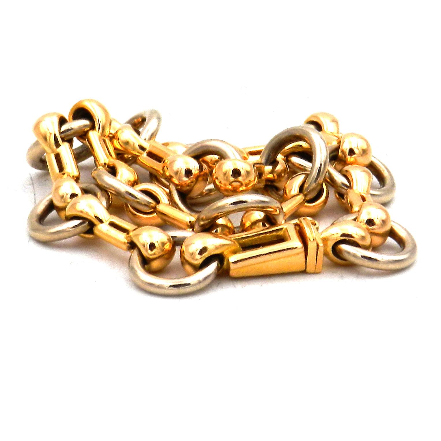 horse bit bracelet gold