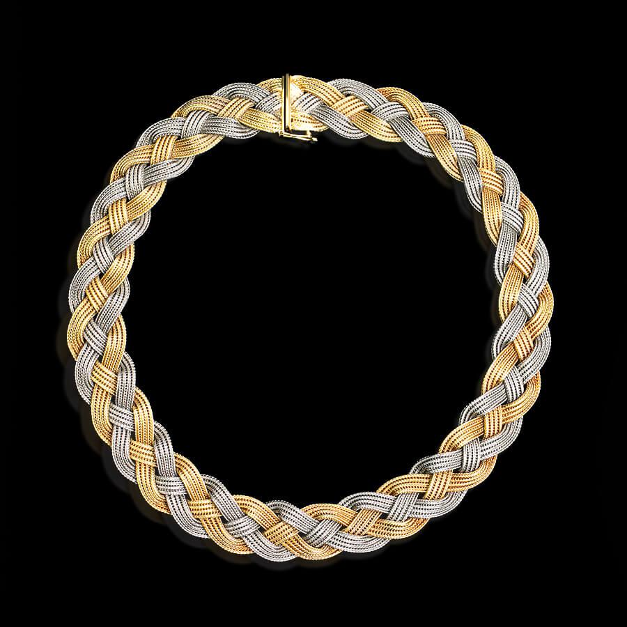 Collana bicolore Cartier 18k con marchio 1967 in vendita 1